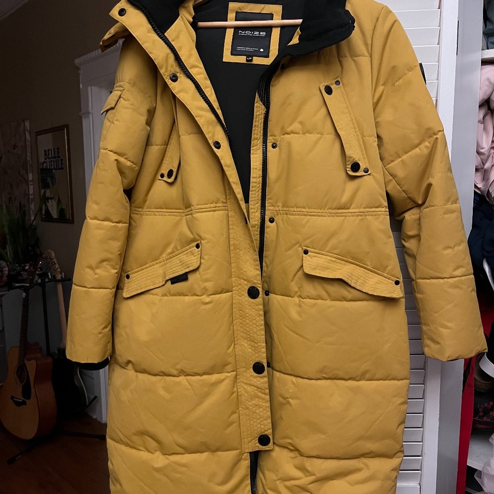 Yellow Noize Addie Parka Size Large